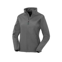 Result Genuine Recycled 2-warstwowa Kurtka Soft Shell Dla Kobiet I Pań Z Nadrukiem (XXL (193cm) / Szary) Result