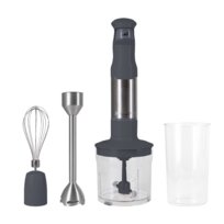 Retro blender ręczny 3 w 1 Vintage Cuisine - srebrny