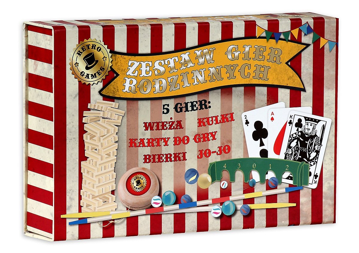 Retro Games, zestaw 5 gier rodzinnych, gra zręcznościowa