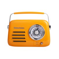 Retro radio z głośnikiem bluetooth Vintage Cuisine - kolory lata - pomarańczowe- błyszczące