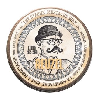Reuzel, The Stache Mustache Wax, Wosk utrwalający do wąsów zawiera roślinne ekstrakty, 28 g - Reuzel