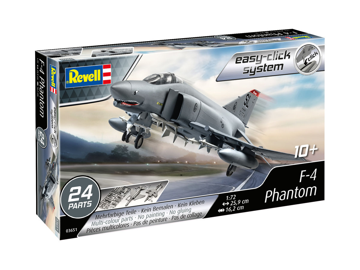 Revell, F-4E Phantom, Model do składania , 10+