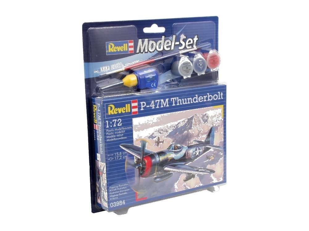 Revell Revell, P-47 Thunderbolt, Model do sklejania, 8+