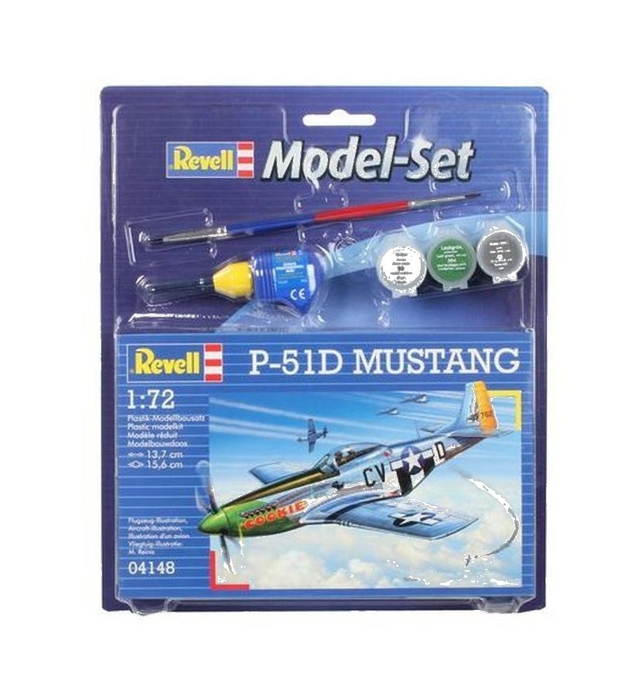 Revell Revell, P-51 Mustang, Model do sklejania, 10+