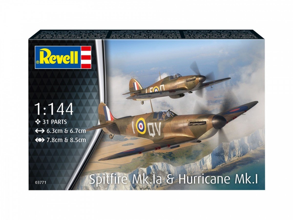 Revell REVELL Samolot Supermar ine Spitfire & H.Huricca