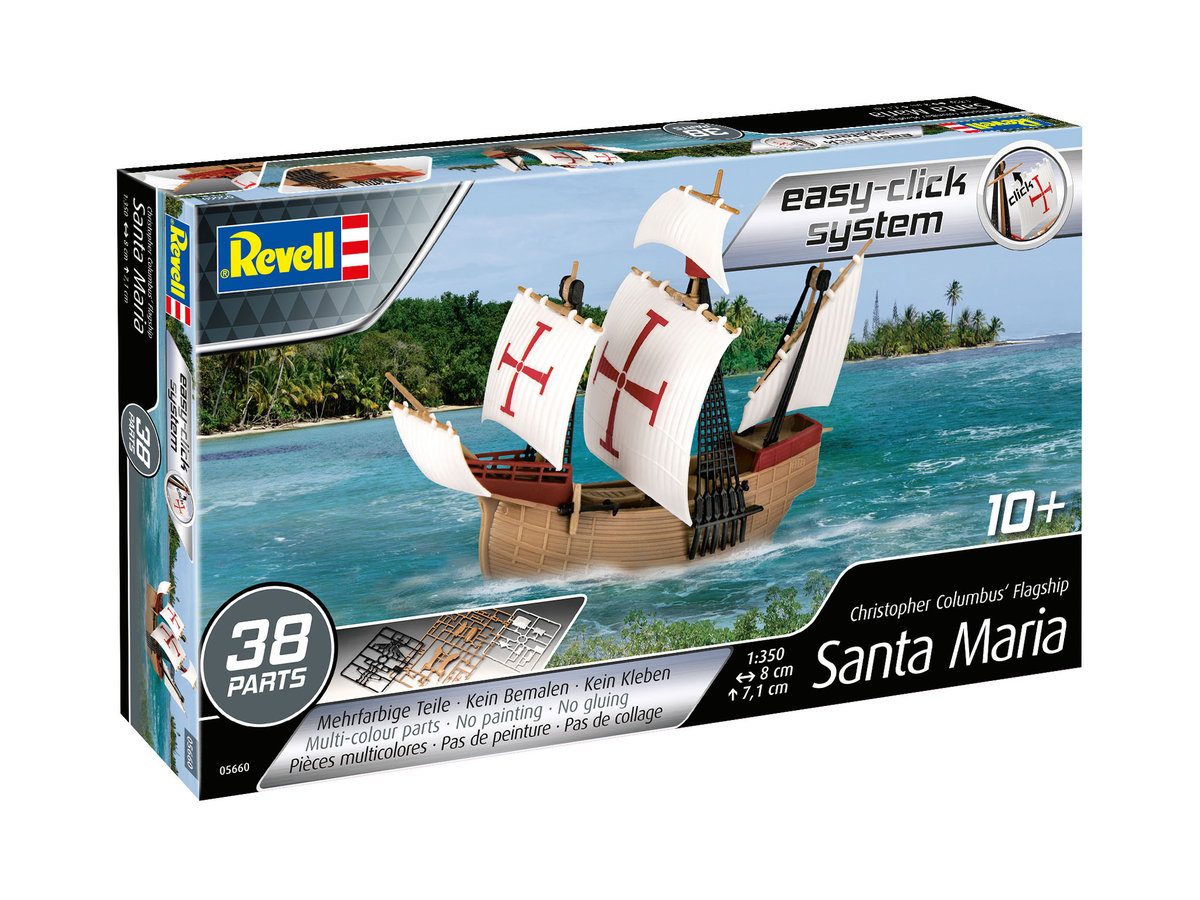 Revell, Santa Maria, Model, 10+