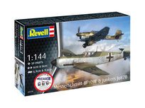 Revell Starter Kit 1 144 Messerschmitt Bf109E   Ju87B Rev-73770