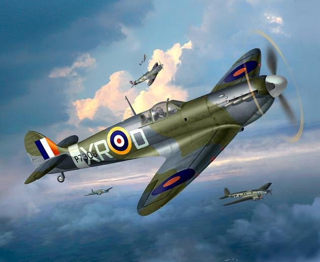 Revell, Supermarine Spitfire MK II, Model do sklejania, 10+
