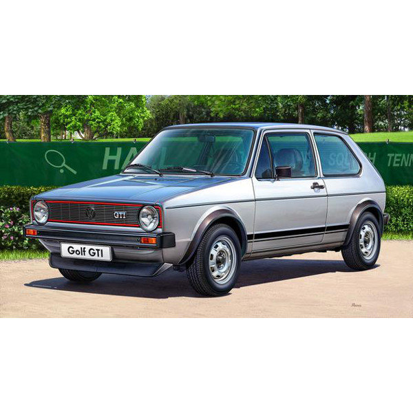 Revell VW GOLF GTI 1/18スケール ミニカー Revell, VW Golf 1 GTi, Model do sklejania, 8+ - Revell