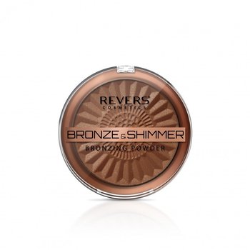 Revers, Bronze & Shimmer, Puder brązująco - rozświetlający nr 4, 9 g - Revers