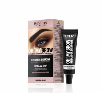 Revers, Henna Do Brwi Oh! My Brow #1.0 Black - Revers