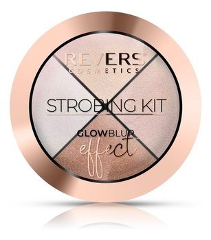 Revers, Strobing Kit Glow Blur Effect, paleta czterech odcieni rozświetlacza 03, 17g - Revers