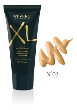 Revers, XL, Podkład, Natural Minerals, 03 Peach, 30 ml - Revers