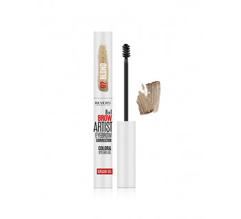 Revers, Żel Do Brwi Brow Artist 8w1 #02 Blond, 7ml - Revers