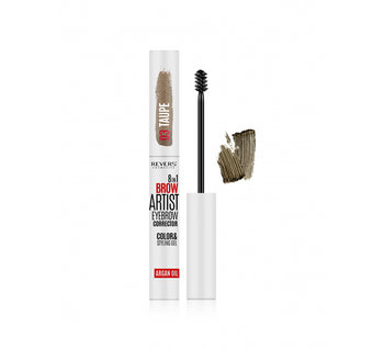 Revers, Żel Do Brwi Brow Artist 8w1 #03 Taupe, 7ml - Revers