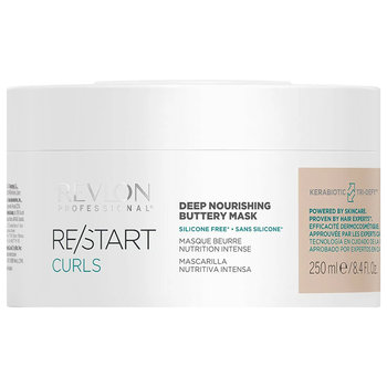Revlon, Restart Curls Nourishing, Odżywcza maska do włosów kręconych, fal i loków, podkreśla skręt, 250ml - Revlon
