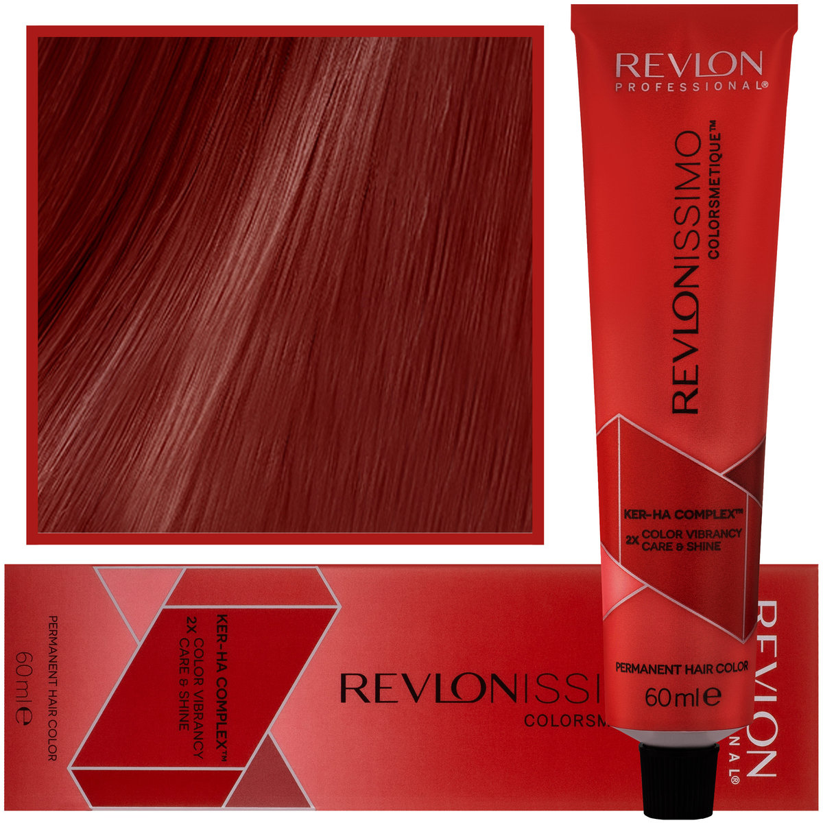 REVLON REVLONISSIMO Colorsmetique Haarfarbe Nr. 6.46 – 60 Ml, Intensiver Farbton