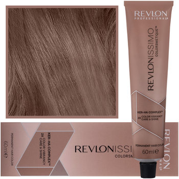 Revlon, Revlonissimo Colorsmetique, Kremowa Farba Do Włosów Z Pielęgnującym Komplexem Ker-Ha, Kremowa Formuła 6,24, 60 ml - Revlon