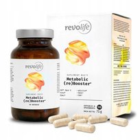 Revolife Metabolic (re)Booster, spalanie tłuszczu, redukcja wagi, 90 kapsułek