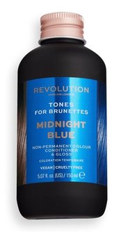 Revolution Haircare, Tones for Brunettes, farba tonująca do włosów ciemnych, 03 Midnight Blue, 150 ml - Makeup Revolution