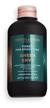 Revolution Haircare, Tones for Brunettes, Farba tonująca do włosów ciemnych 5 Green Envy, 150 ml - Revolution Haircare