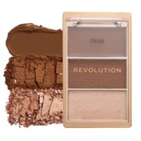 REVOLUTION PALETKA BRONZER KREM MAT ROZŚWIETLACZ BRONZE ICON SUNKISSED TAN