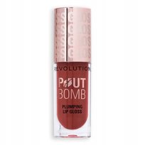 Revolution Powiększający Błyszczyk do Ust Pout Bomb Cookie Warm Nude MAKE UP REVOLUTION