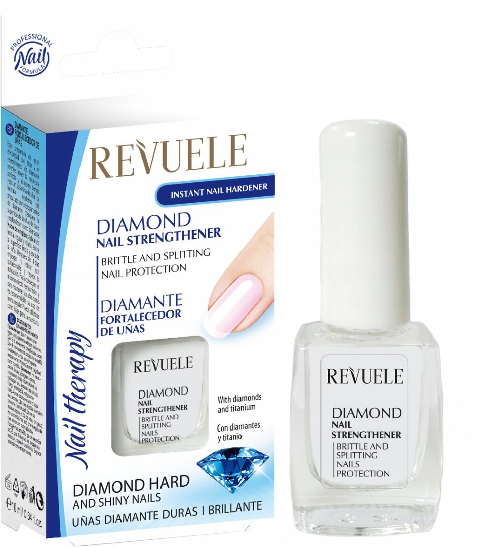Empik Revuele Nail Therapy Diamond Nail Strengthener wzmacniający lakier do paznokci 10 ml