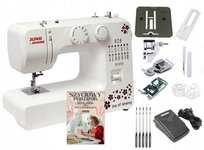 REWELACYJNA domowa Maszyna do Szycia JANOME JUNO E1015 + GRATIS PORADNIK Janome