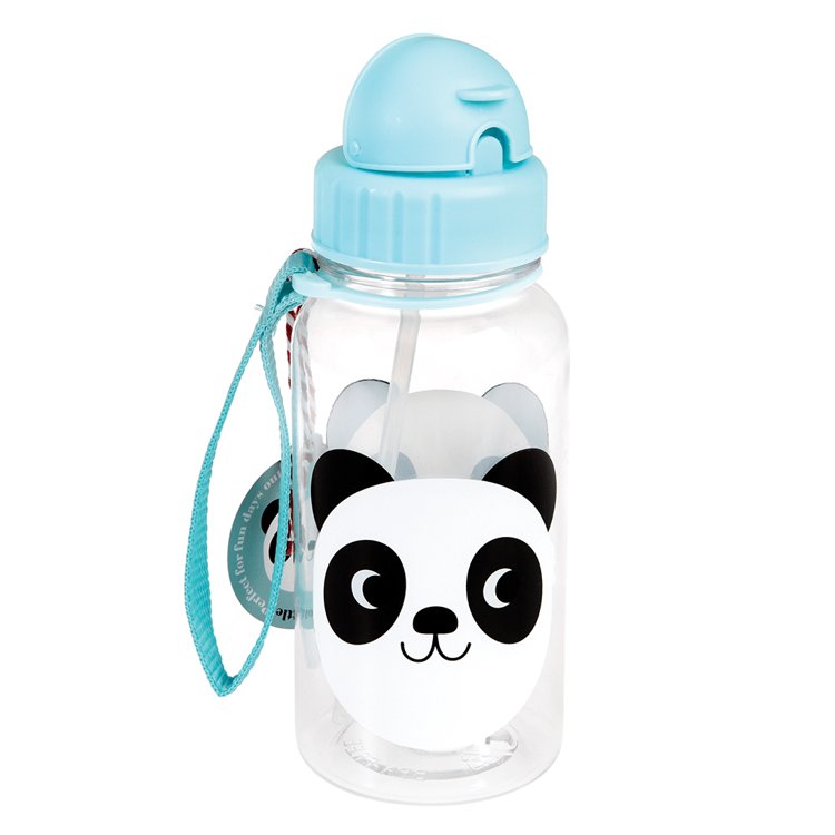 Фото - Пляшечки (поїлки) Rex London, bidon ze słomką, Panda Miko, 500 ml 