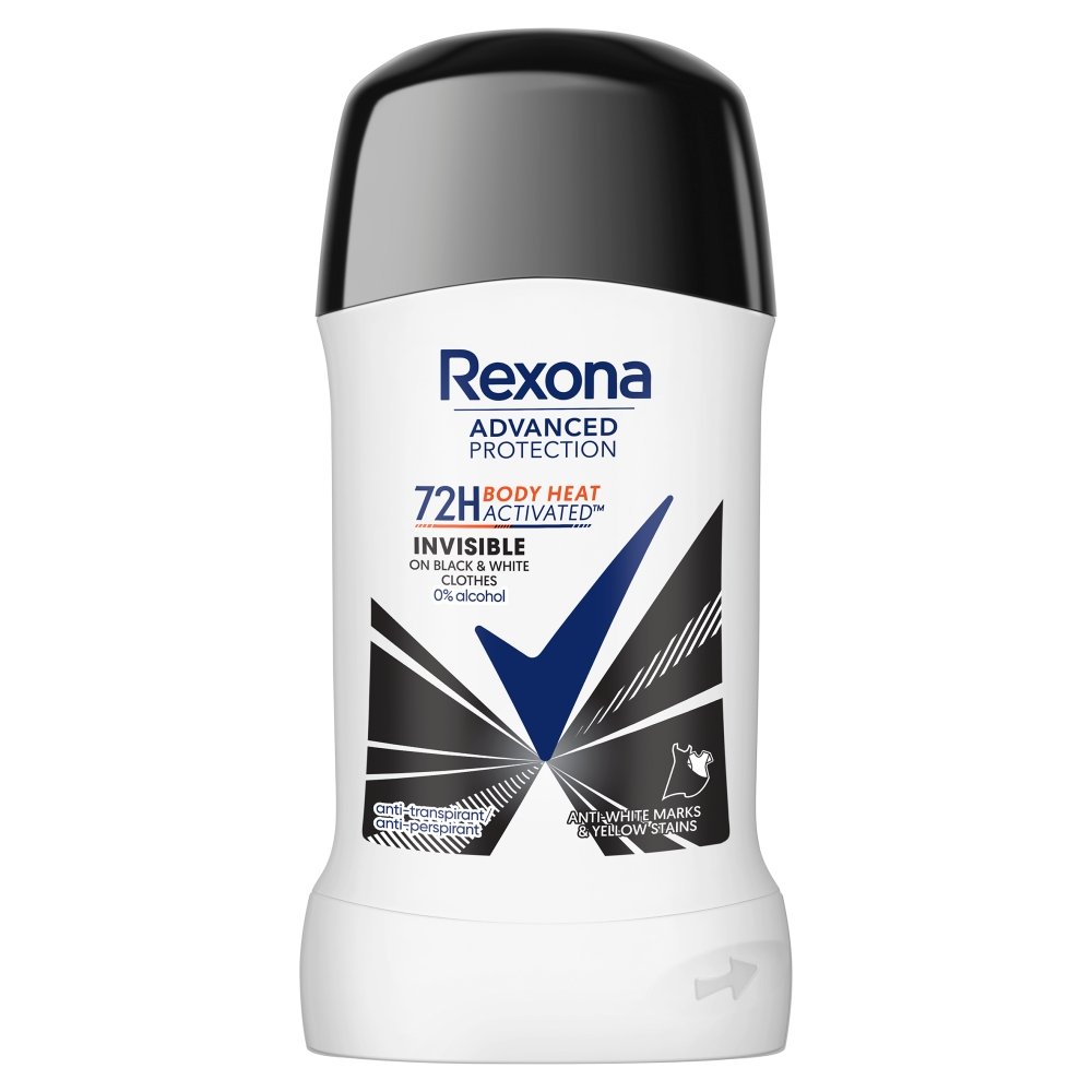 Empik Rexona Antyperspirant Damski w Sztyfcie Invisible Black&White bez plam 50ml