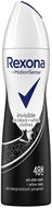 Rexona, Invisible Black + White, Dezodorant Spray, 150 Ml - Rexona