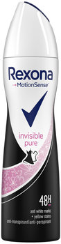 Rexona, Invisible Pure, antyperspirant w sprayu dla kobiet, 150 ml - Rexona