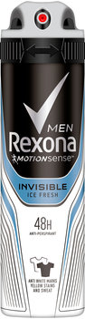 Rexona, Men Invisible Ice, antyperspirant w sprayu dla mężczyzn, 150 ml - Rexona