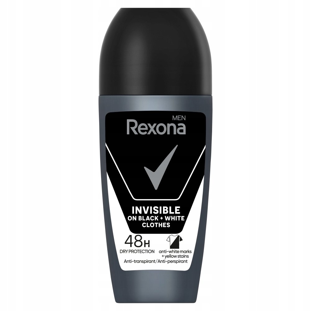 Empik Rexona Men Invisible On Black+White Clothes Antyperspirant w Kulce 50 ml