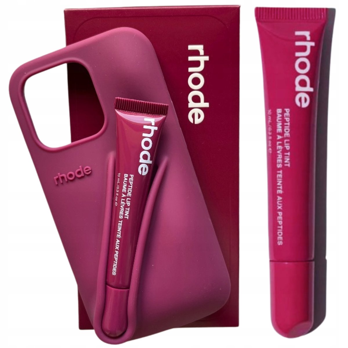 【ruu7】 rhode raspberry iPhoneケースリップ付き ruu7】 rhode raspberry iPhoneケースリップ付き 日本未入荷