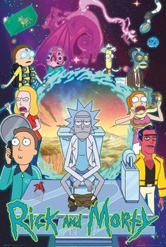 Plakat, Obraz Rick and Morty - Toilet Adventure | Kup na
