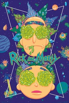 Rick and Morty High In The Sky - plakat - Grupo Erik