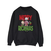 Rick And Morty Męska Bluza Merry Rickmas (XXL (193cm) / Czarny) RICK AND MORTY