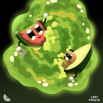 Rick and Morty Theme Lofi Fruits Music, Orange Stick & Fets