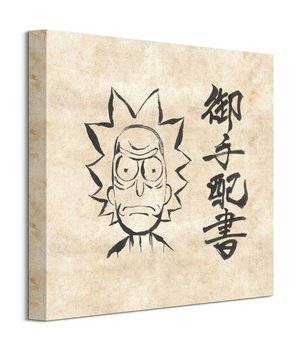 Rick and Morty Wanted Scroll - obraz na płótnie - Pyramid International