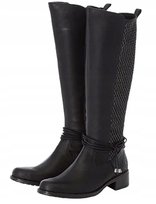 RIEKER KOZAKI DAMSKIE CZARNE ELEGANCKIE 40 J0A Rieker
