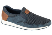 Rieker Moccasins 11954-14, Męskie, półbuty, Granatowy Inna marka