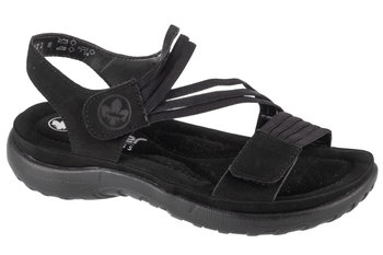 Rieker Sandals 64870-02, Damskie, sandały, Czarne - Rieker