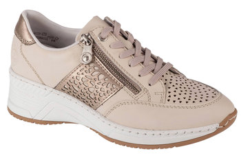 Rieker Sneakers N4344-60, Damskie, buty sneakers, Beżowy - Rieker