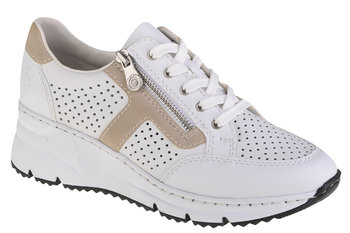 Rieker Sneakers N6304-80, Damskie, buty sneakers, Biały - Rieker