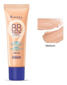 Rimmel, 9in1 Skin Perfecting, Krem BB z formułą 9w1 002 Medium, SPF 25, 30 ml - Rimmel