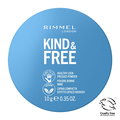 Rimmel, Kind & Free, wegański puder prasowany 001 Translucent, 10 g&nbsp;-&nbsp;Rimmel
