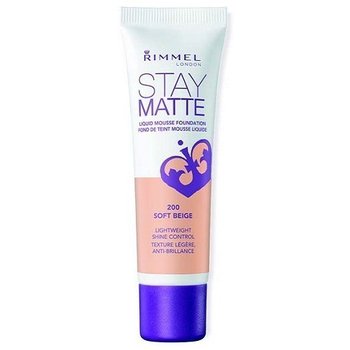 Rimmel, Stay Matte, podkład 200 soft beige, 30 ml - Rimmel