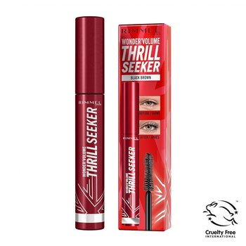 Rimmel, Thrill Seeker, wydłużający i zwiększający objętość tusz do rzęs 002 Black Brown, 8 ml - Rimmel